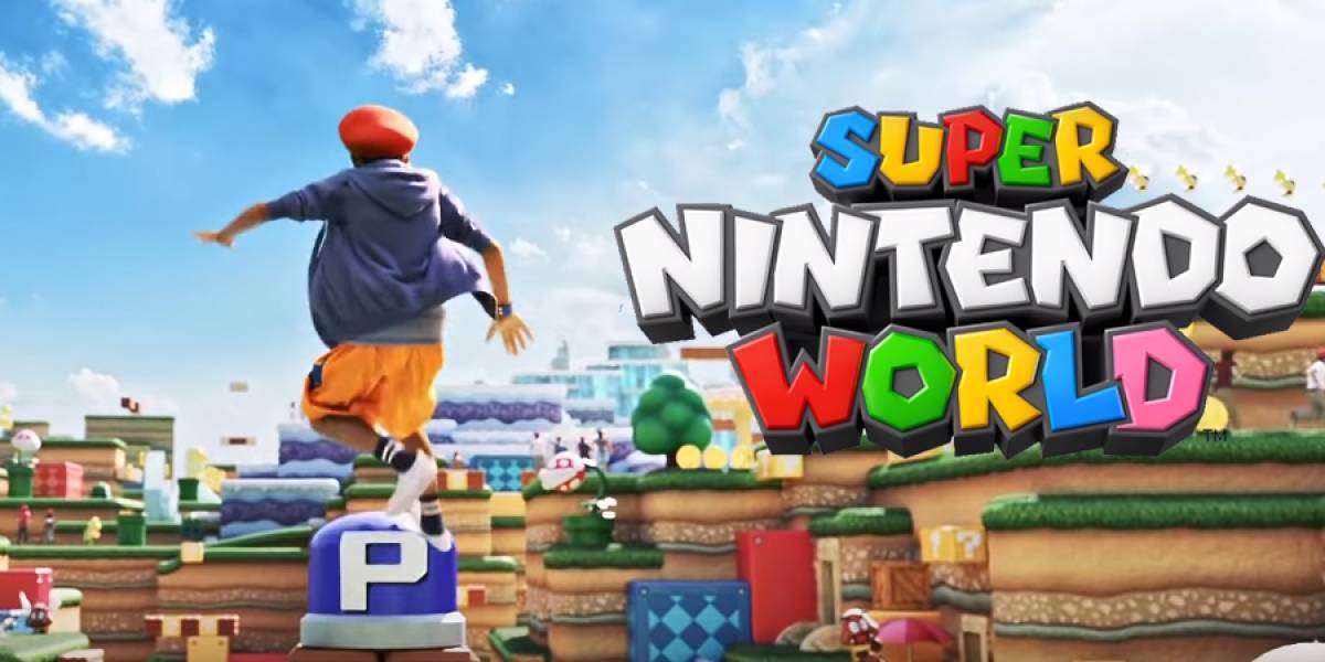 Estas son las primeras imágenes con público del parque temático Super Nintendo World en Japón