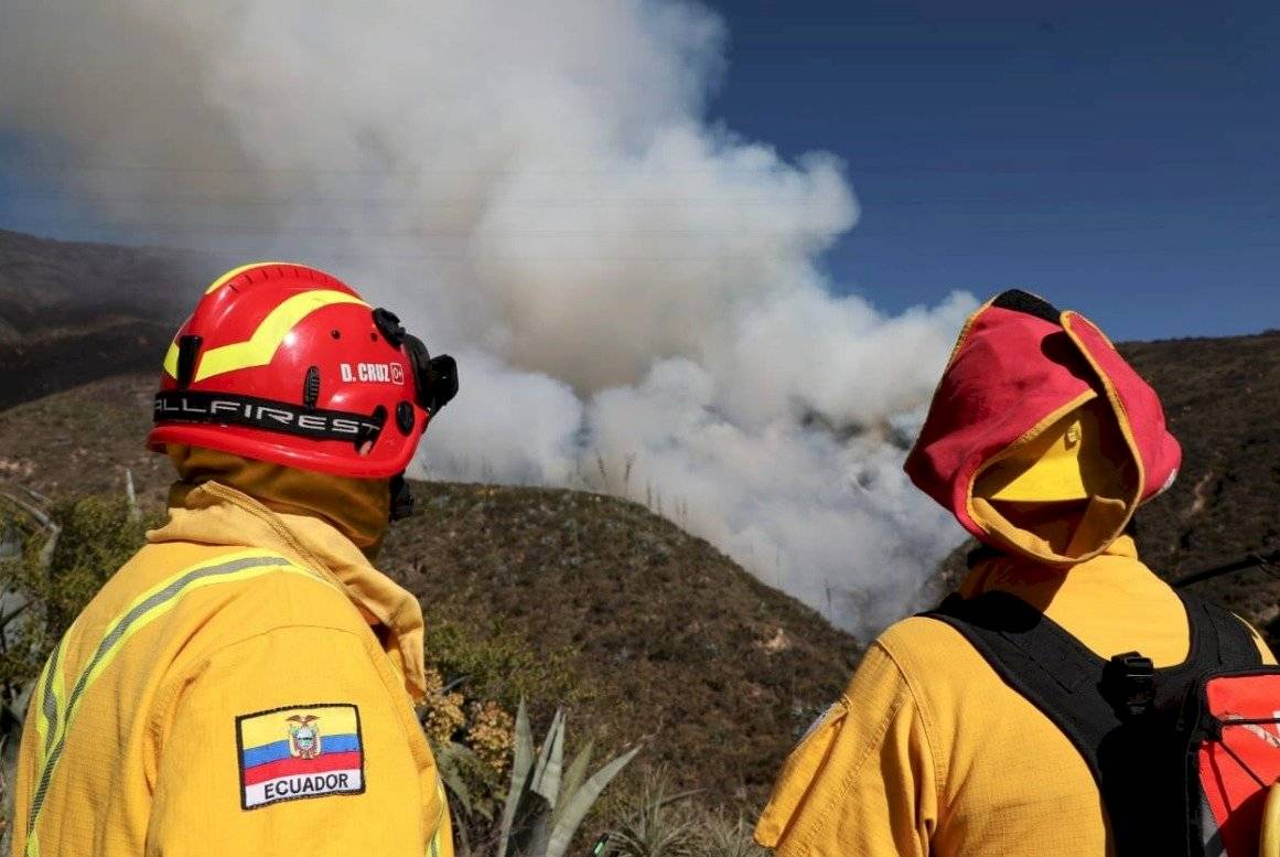 Incendio en cerro Casitagua