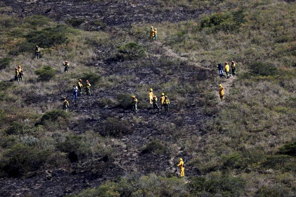 Incendio en cerro Casitagua