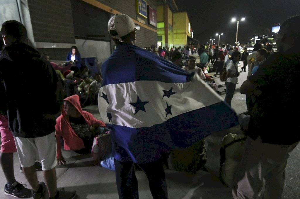 Caravana de migrantes hondureños
