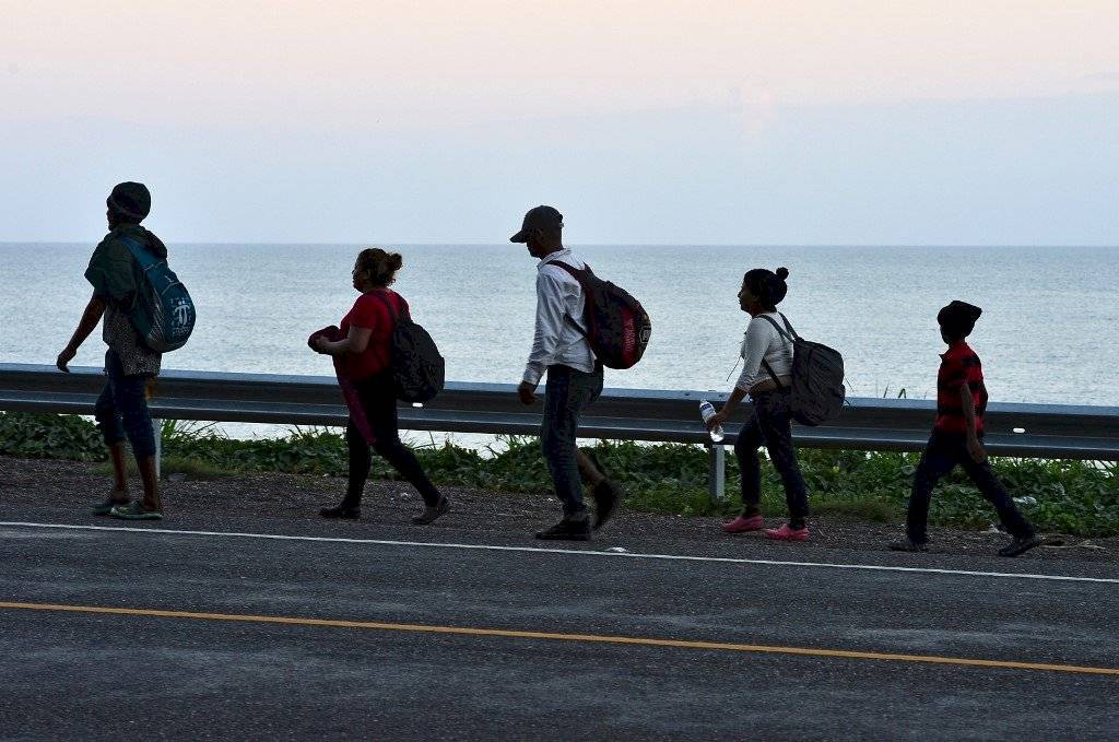 Caravana de migrantes hondureños