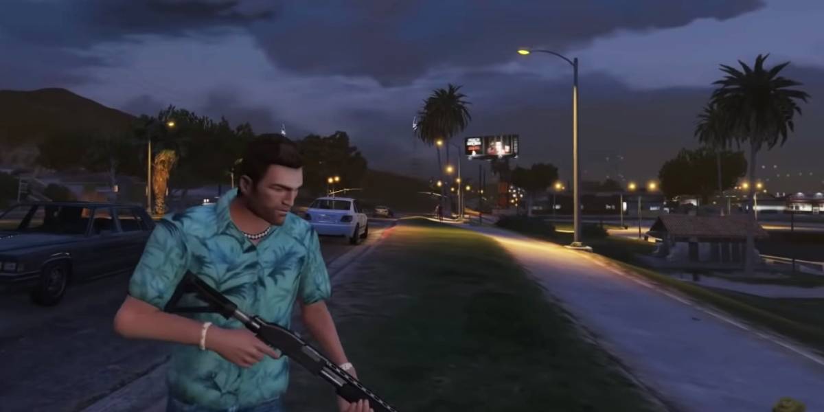 Grand Theft Auto V recibe un increíble mod de Vice City