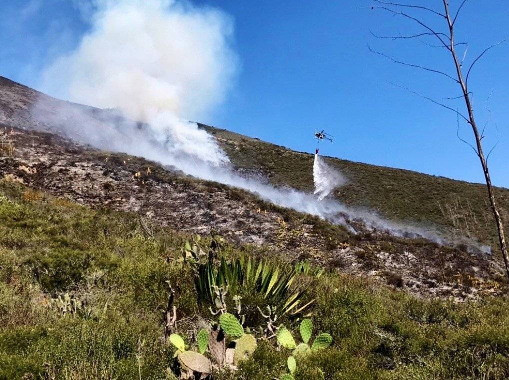 Labores en cerro Casitagua