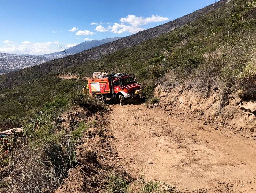 Labores en cerro Casitagua