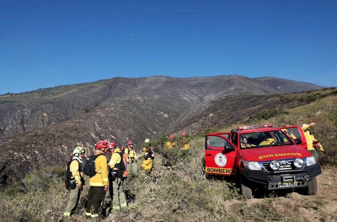 Ya no existen llamas en el cerro Casitagua