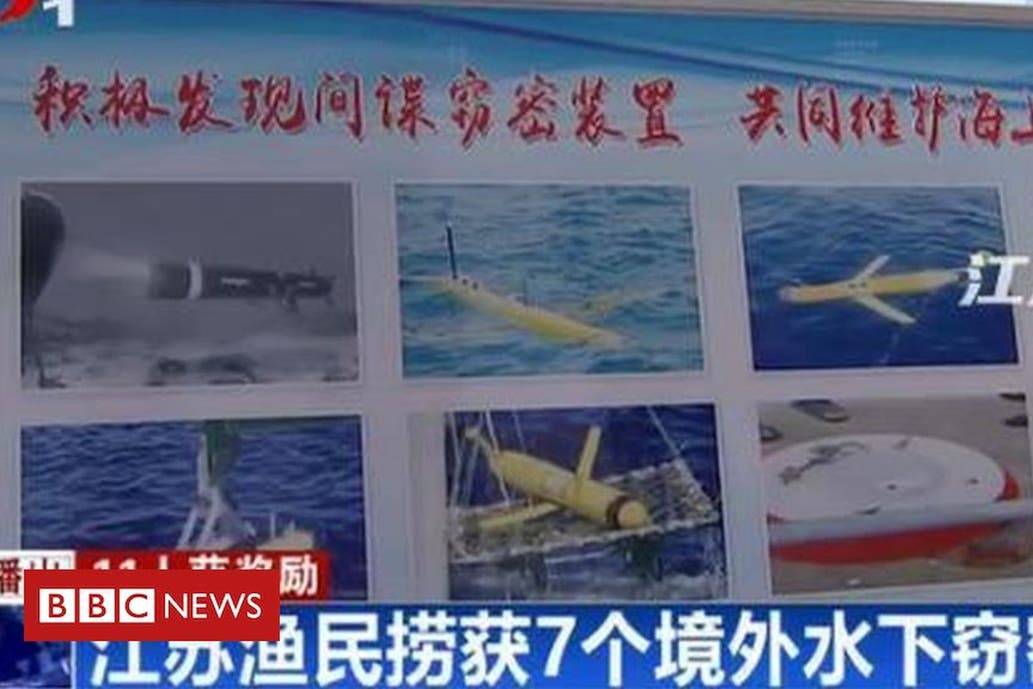 China: Pescadores reciben premios por encontrar dispositivos espías submarinos China: Pescadores reciben premios por encontrar dispositivos espías submarinos