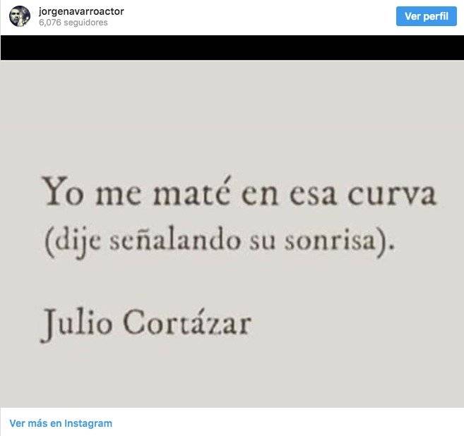 Mensaje sobre la muerte pulicado por Jorge Navarro