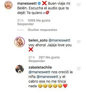 Belén Soto, Mane Swett y Jorge Zabaleta