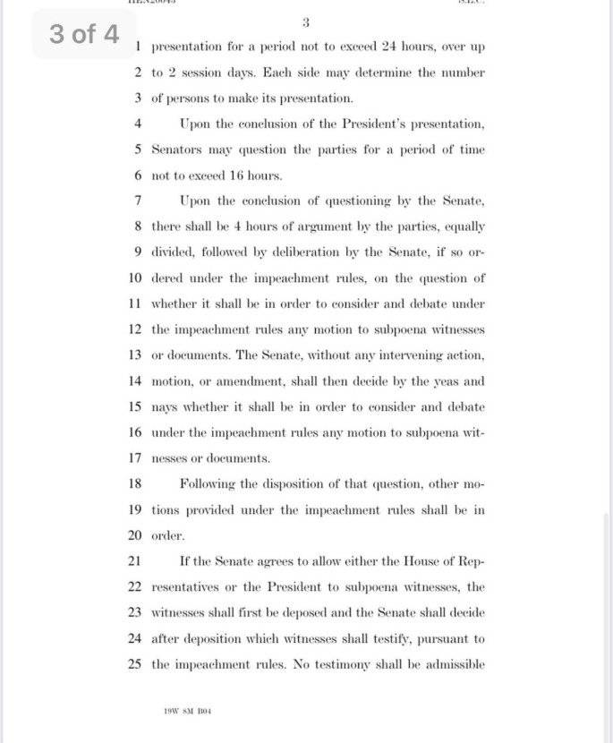 Presentan las reglas del juicio político contra Donald Trump