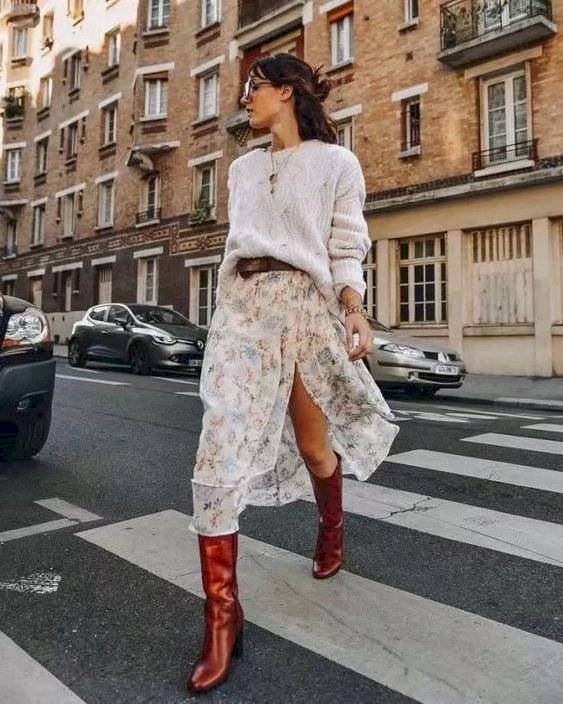 outfit botas largas