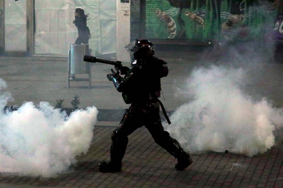 Colombia: violencia, disturbios y heridos en la primera protesta del año