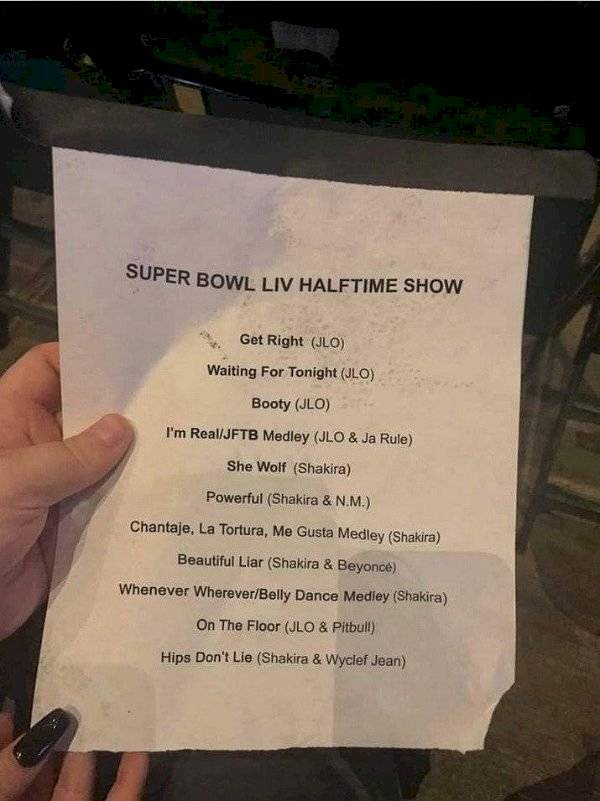 Lista de canciones que Shakira y Jennifer Lopez cantarán en el Super Bowl