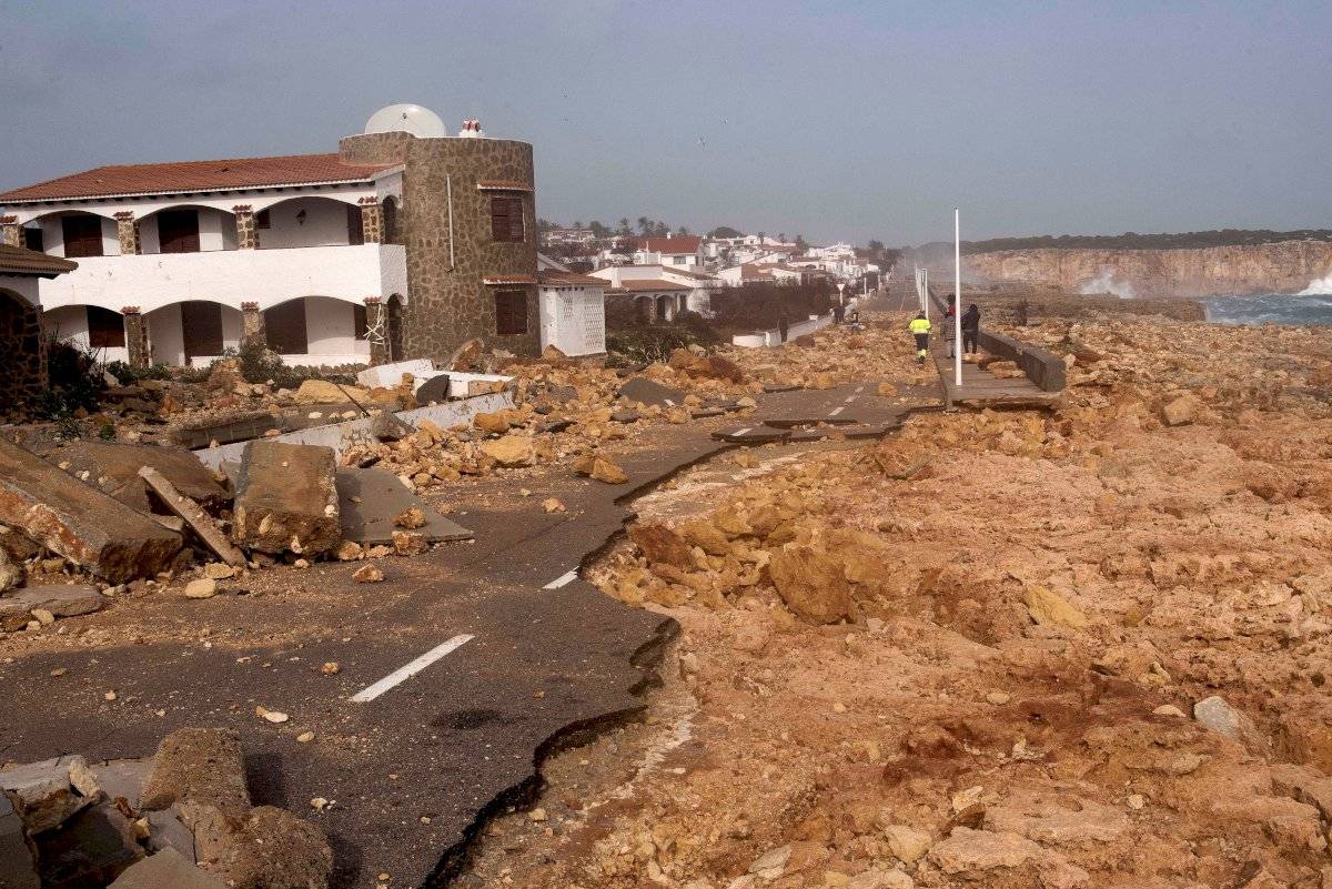 Impactantes imágenes de la tormenta