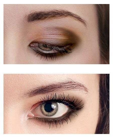 Maquillaje para párpados caídos