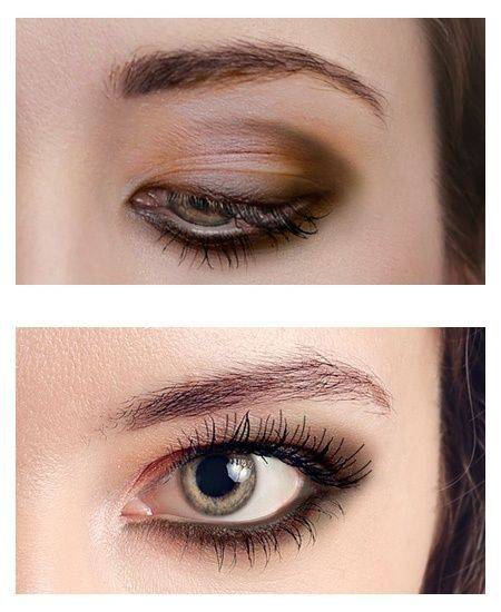 Maquillaje para párpados caídos
