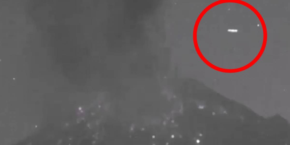 Un nuevo OVNI hace su aparición en el volcán Popocatépetl