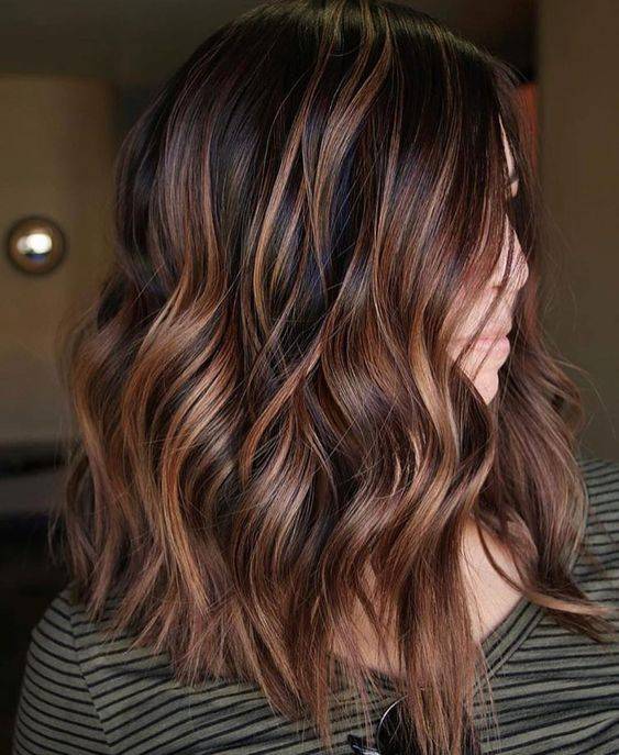 Efectos de color en cabello negro colores de cabello para morenas