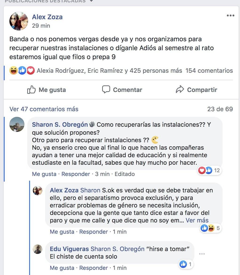 Encapuchadas toman indefinidamente la FCPyS