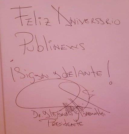 Publinews aniversario firma Giammattei