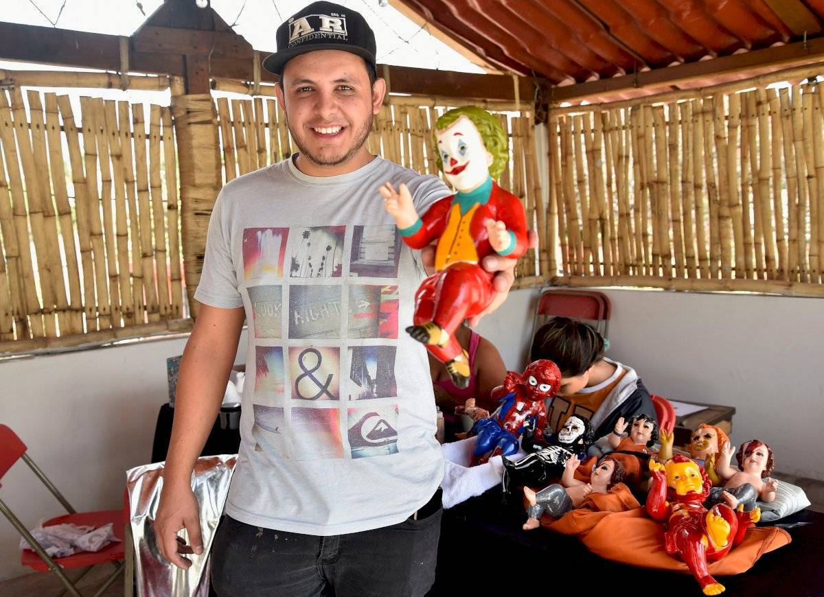 Niños Dios pintados de cómics