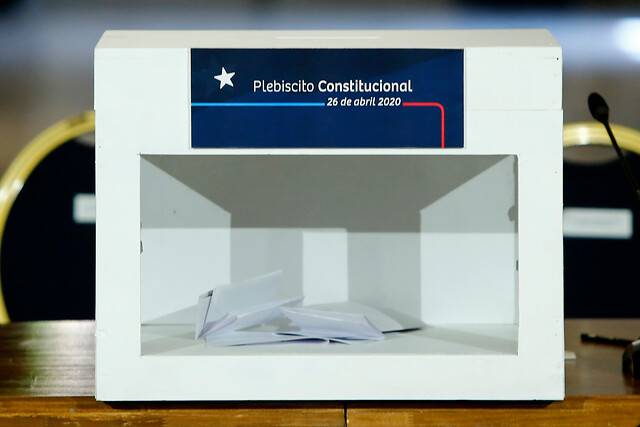 Plebiscito servel coronavirus voto