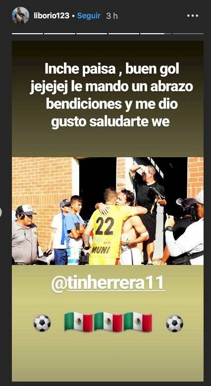 Liborio Sánchez envía un mensaje a Agustín Herrera por su golazo