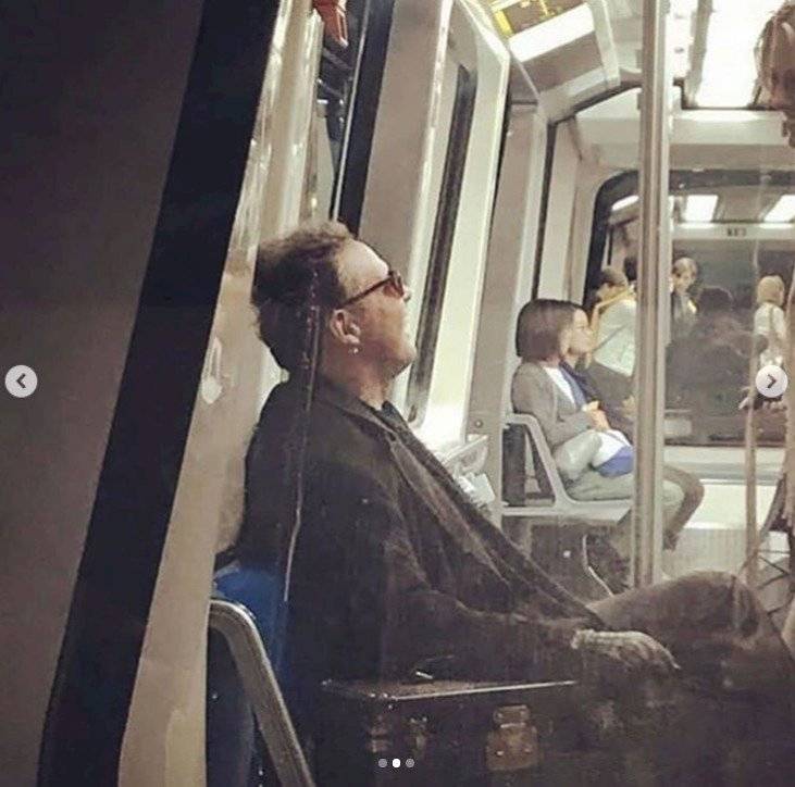 Luis Miguel en el Metro
