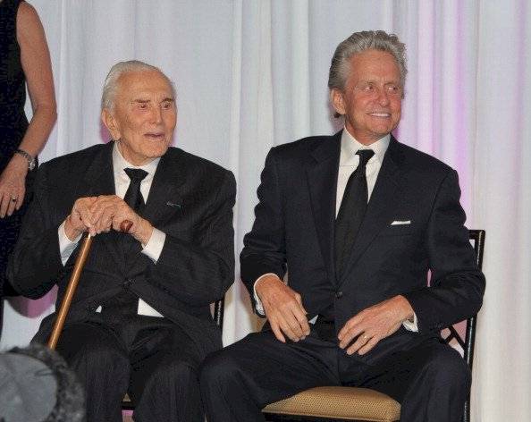 Michael Douglas y Kirk Douglas