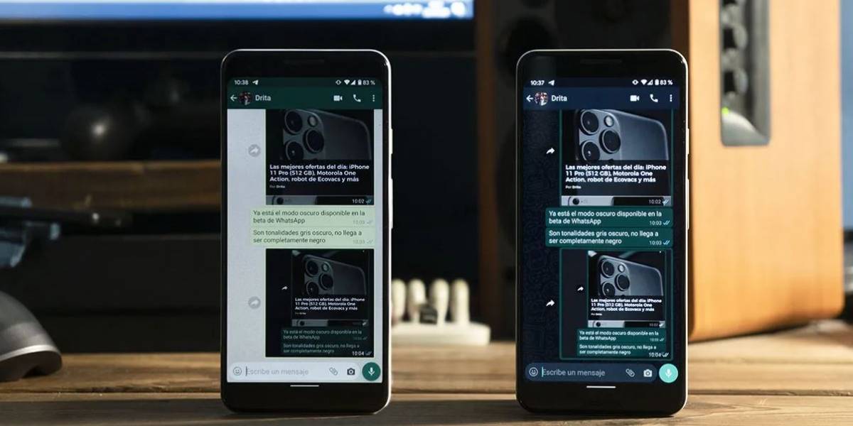 El modo oscuro de WhatsApp llegaría al iPhone en 10 días