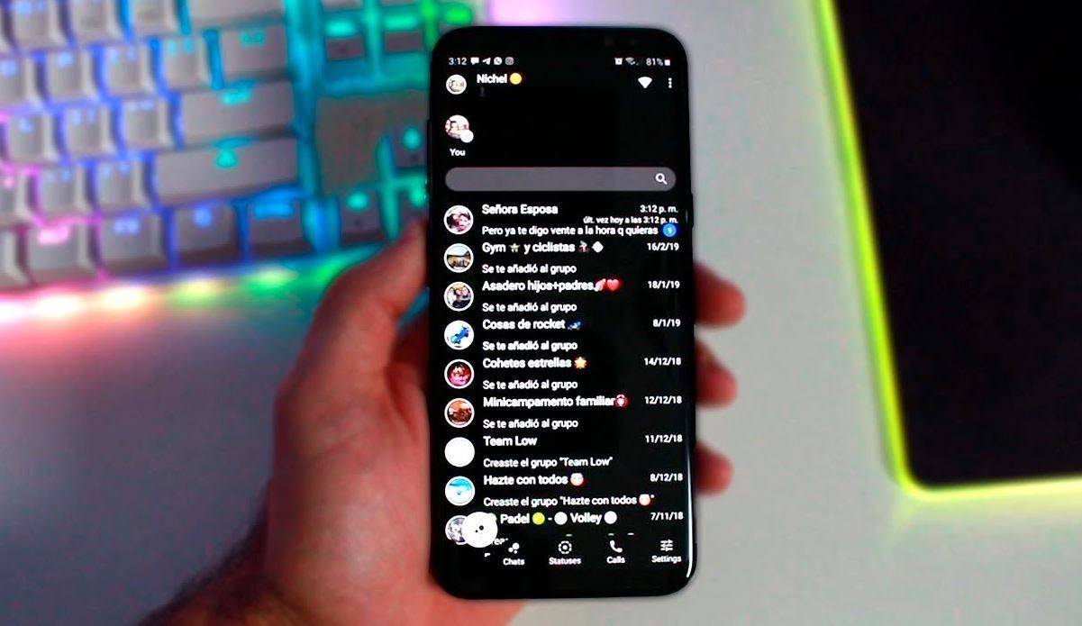 The dark mode of WhatsApp would reach the iPhone in 10 days