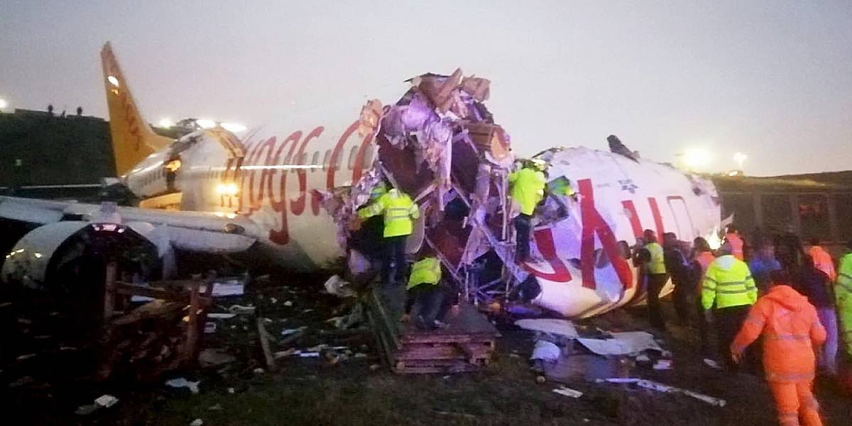 Turquía: Ocurre terrible accidente aéreo sin que nadie pierda la vida