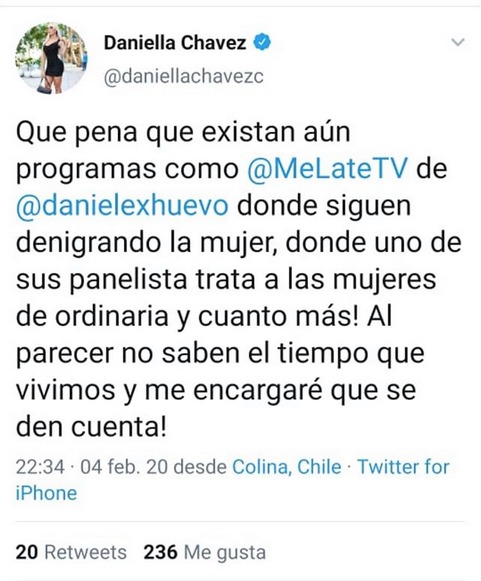 Sergio Rojas Sergio Rojas contra Daniella Chávez
