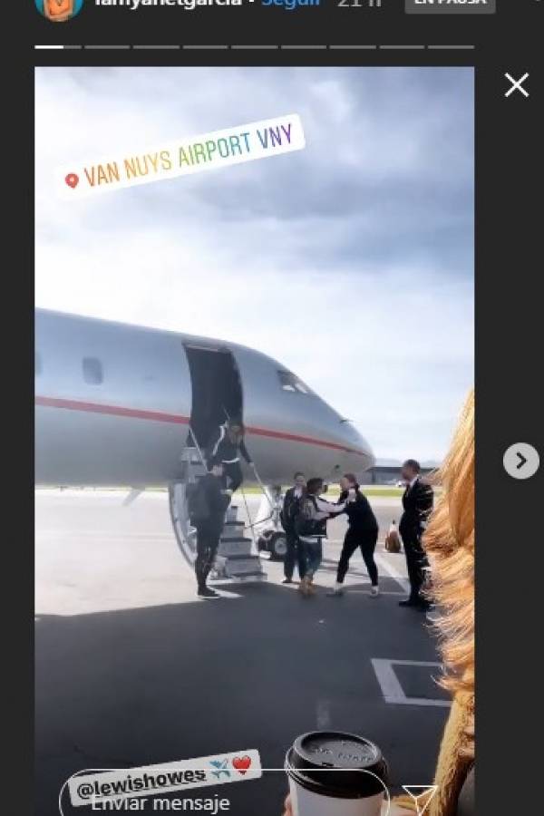 Yanet García ahora viaja en un lujoso jet privado