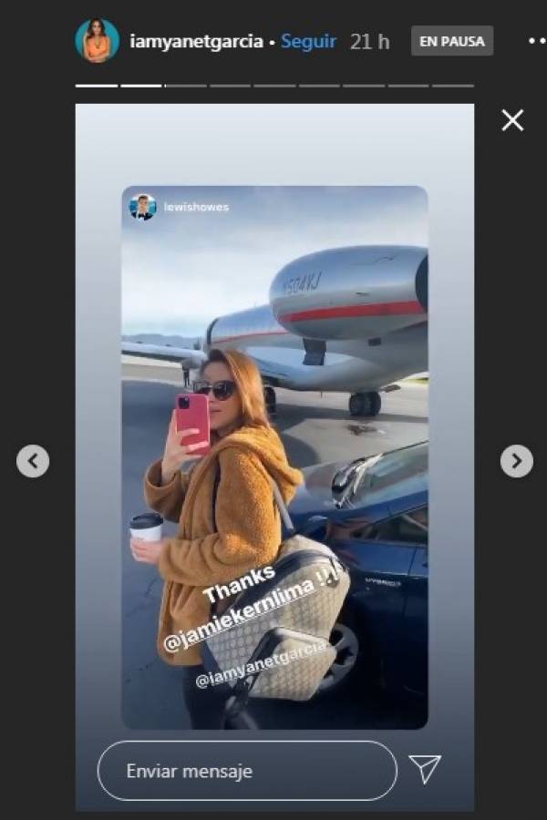 Yanet García ahora viaja en un lujoso jet privado