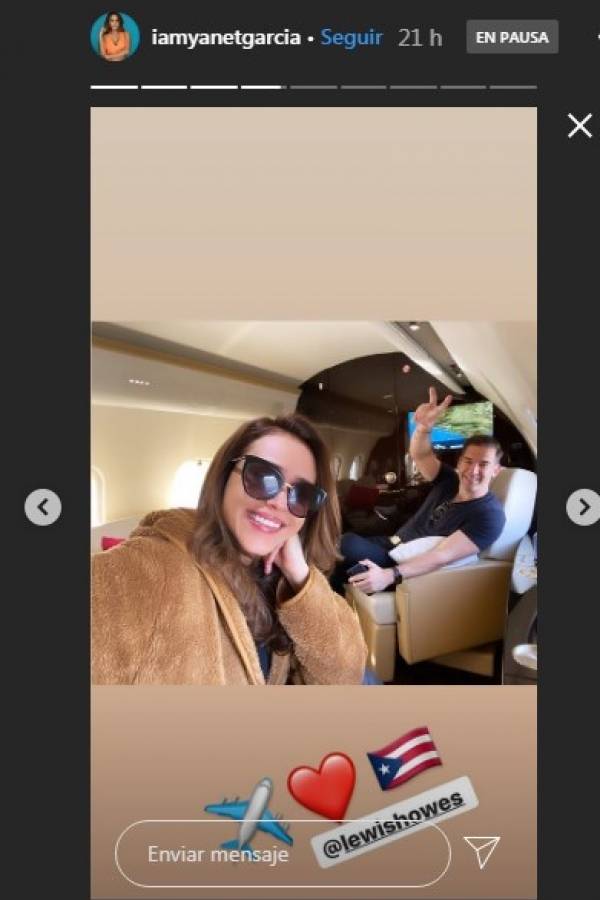 Yanet García ahora viaja en un lujoso jet privado