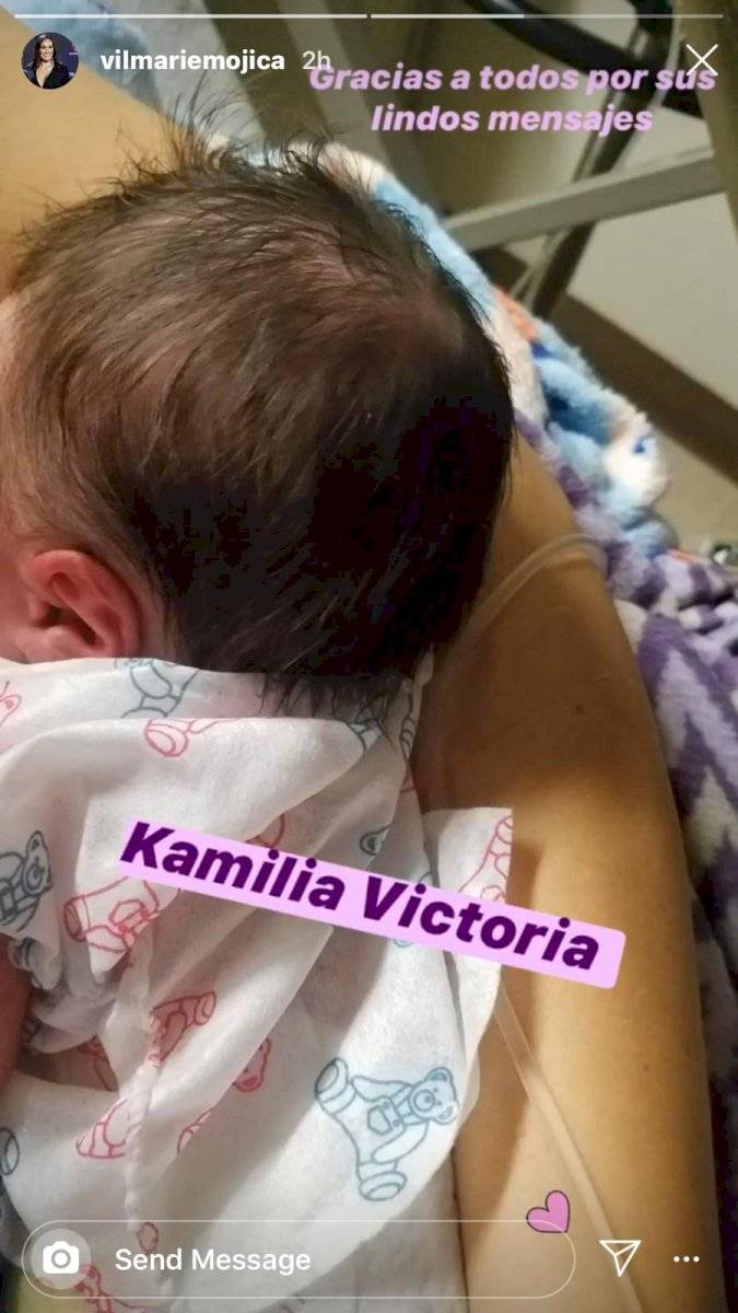 Vilmarie Mojica y su segunda hija