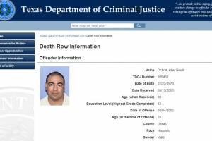 Ejecutaron a Abel Revill, el mexicano que masacró a su familia en Dallas en 2002