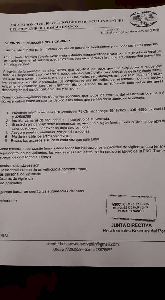 Medidas de seguridad para evitar saqueos de casa.