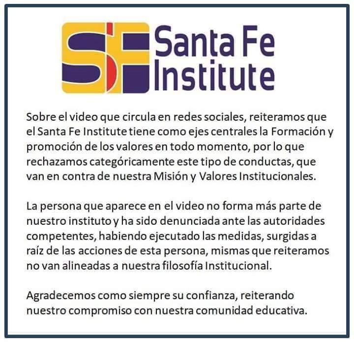 Comunicado del Santa Fe Institute