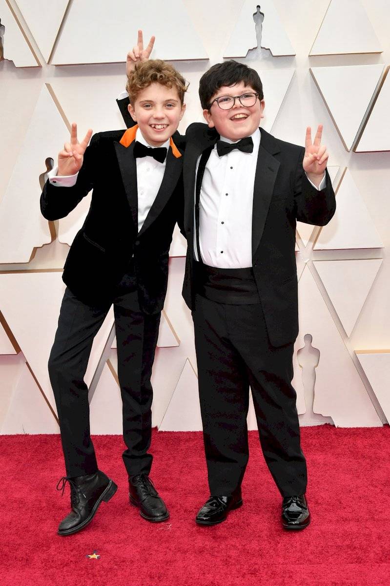 Roman Griffin Davis y Archie Yates