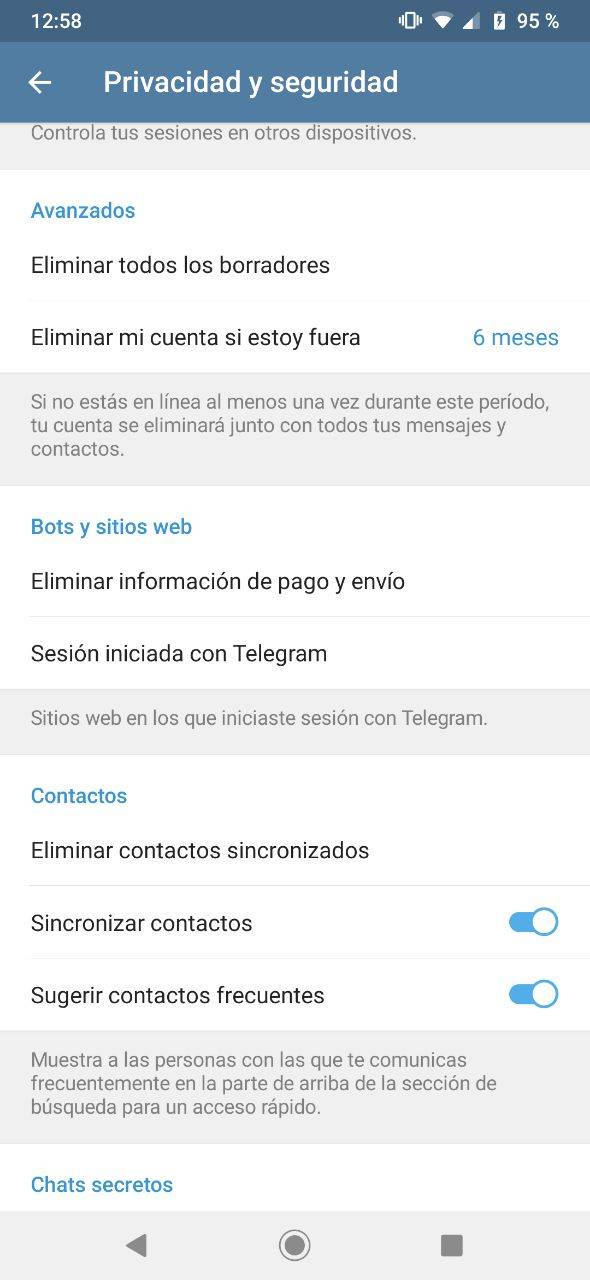 Telegram trucos