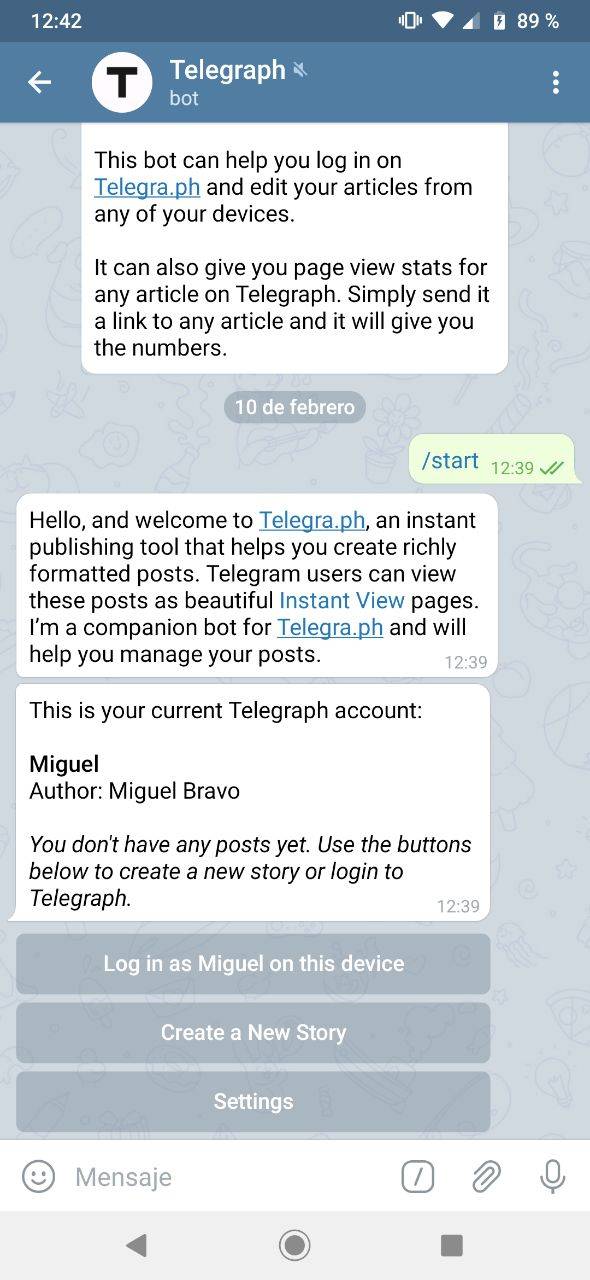 Telegram trucos