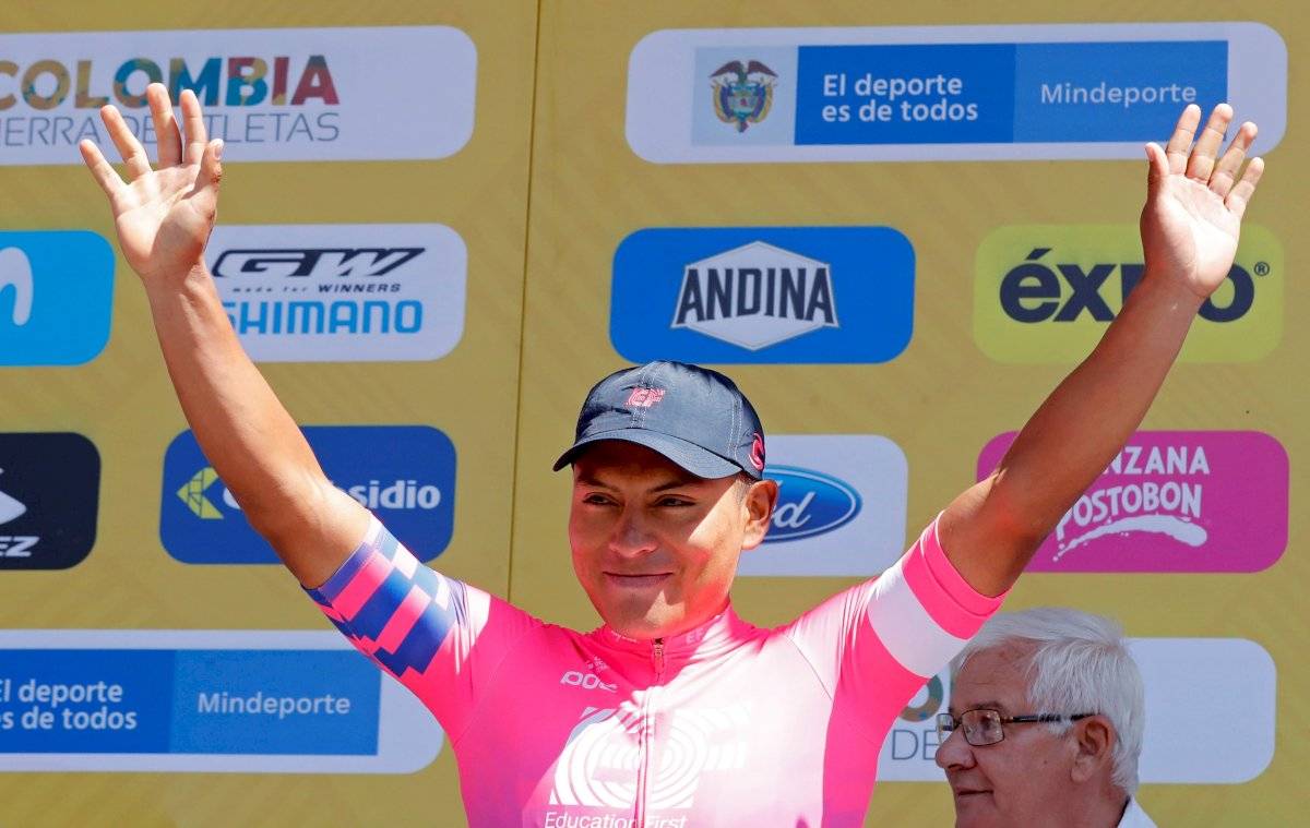 Jonathan Caicedo, primer líder del Tour Colombia