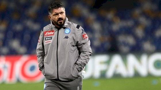 Gennaro Gattuso, DT del Napoli.