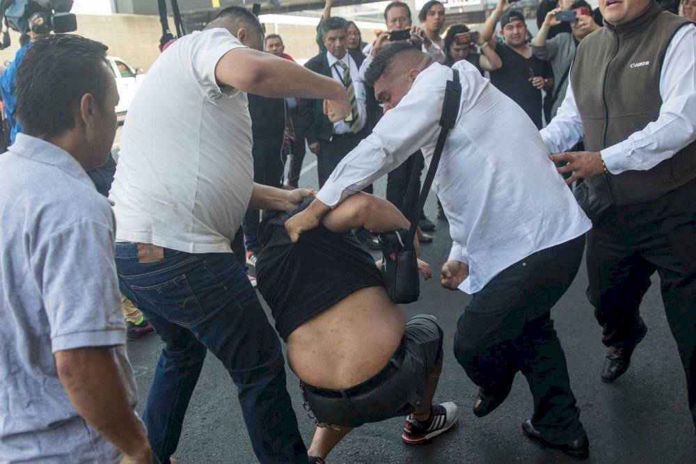 Pelea en el Aeropuerto de la CDMX