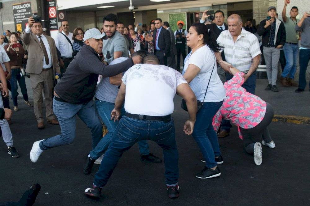 Pelea en el Aeropuerto de la CDMX
