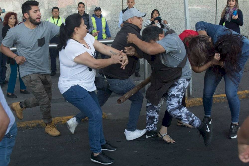 Pelea en el Aeropuerto de la CDMX