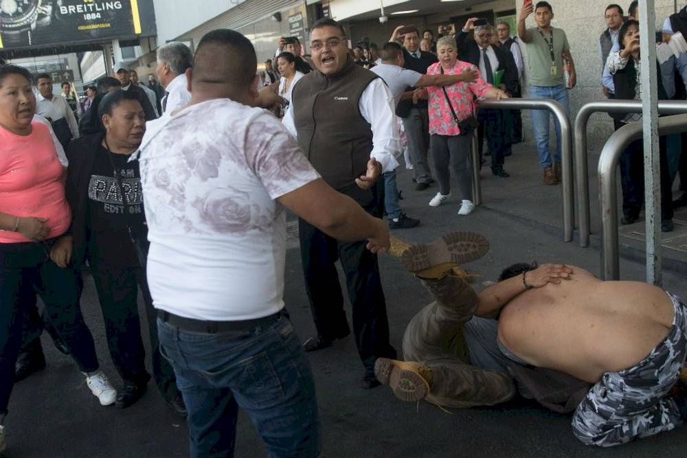 Pelea en el Aeropuerto de la CDMX