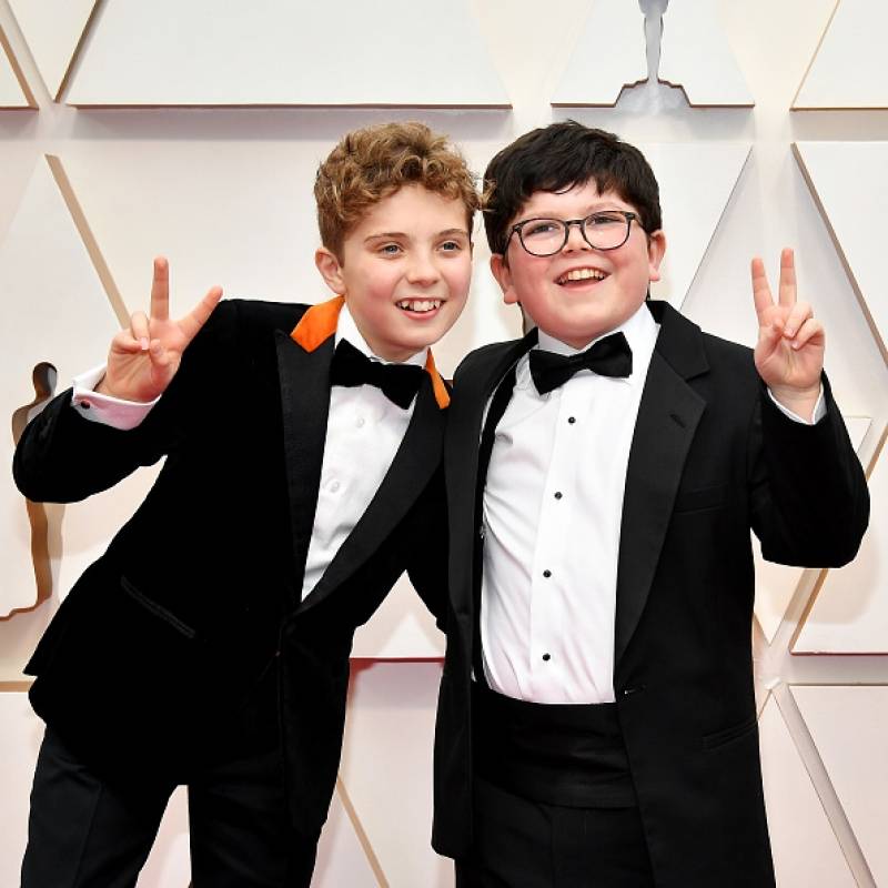 Roman Griffin Davis y Archie Yates