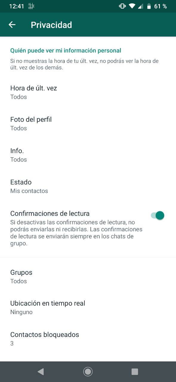 WhatsApp seguridad